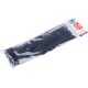 EXTOL PREMIUM coliere de cablu 7,2×400 mm 100buc, reutilizabile (detașabile) negru nylon; rezistente la UV, acizi și baze