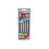 EXTOL PREMIUM pânză de traforaj, 5 buc., prindere universală, HCS; 126×9×1,5mm, 4mm distanță dinți, dinți șlefuiți, tăiere rapidă dreaptă, lemn moale