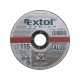 EXTOL PREMIUM disc de tăiere pentru aluminiu, gri; 115×1,0×22,2mm, max 13300 rotații/minut
