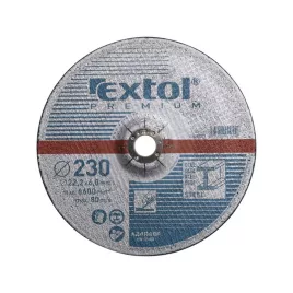   Disc de șlefuire EXTOL PREMIUM pentru oțel, albastru; 115×6,0×22,2mm, max 13300 rpm