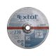 Disc de șlefuire EXTOL PREMIUM pentru oțel, albastru; 115×6,0×22,2mm, max 13300 rpm