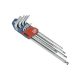 EXTOL PREMIUM set chei imbus, 9 buc, extra lungi; cap sferic, 9 buc 1,5-10mm, CV., 95-237mm