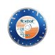 EXTOL PREMIUM disc diamantat TURBO Plus; 230mm, pentru tăiere uscată și umedă, adâncime de tăiere: 4,0 cm