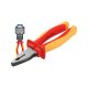 EXTOL PREMIUM clește combinat, 160mm, izolat, 1000V VDE, DIN ISO 5746, CV, mâner dublu roșu/galben, suport de unelte cu agățare