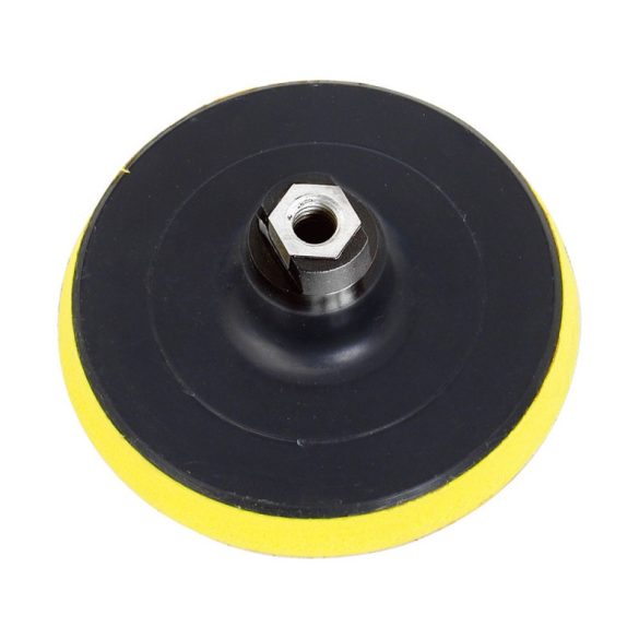 EXTOL CRAFT disc din cauciuc pentru polizor unghiular; 125mm, cu velcro, max. rotații: 12.500 1/min