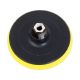 EXTOL CRAFT disc din cauciuc pentru polizor unghiular; 125mm, cu velcro, max. rotații: 12.500 1/min