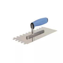   gletieră 13×27cm inox pentru faianță 10×10mm, mâner SOFT din cauciuc