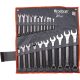 EXTOL PREMIUM set de chei combinate, CrV, în husă de pânză; 21 buc., 6-32mm