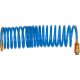 Furtun de aer EXTOL PREMIUM spiralat pentru compresor; 5m, 15 Bar, diametru interior: 6mm, PU, cu cuplaj rapid 1/4