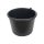 găleată pentru mortar; 20 litri, negru, plastic