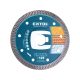 EXTOL INDUSTRIAL disc diamantat, tăiere industrială, TURBO, tăiere extra subțire: grosime 1,5mm; 125×22,2mm, pentru tăiere uscată și umedă
