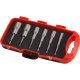 EXTOL PREMIUM set de șurubelnițe pentru șuruburi cu cap hexagonal 6 buc, 6-13mm (6-7-8-10-12-13mm), 65mm lungime, prindere hexagonală 1/4', magnetic, Cr.V