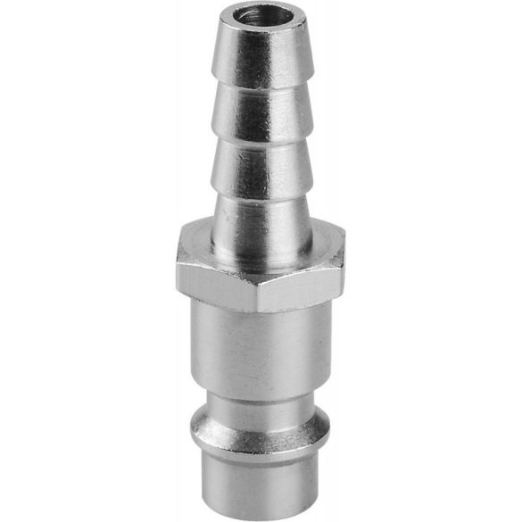 Dop de cuplare rapidă EXTOL PREMIUM cu capăt pentru furtun, 3/8', 9mm, alamă nichelată, pe blister