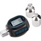 EXTOL PREMIUM adaptor de cuplu digital, cu semnal sonor, 1/2', 20-200Nm, adaptoare: 1/4' și 3/8'
