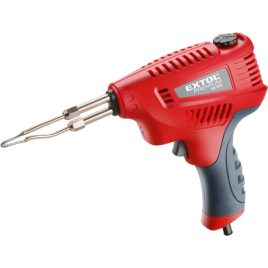   EXTOL PREMIUM pistol de lipit 200W, 3 funcții: lipire, tăiere polifoam, gravare lemn, temperatură reglabilă, valiză din plastic