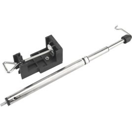   Suport telescopic EXTOL CRAFT pentru mini polizoare; înălțime: 25-54cm, prindere max.:6,4cm, cap rotativ 360 de grade