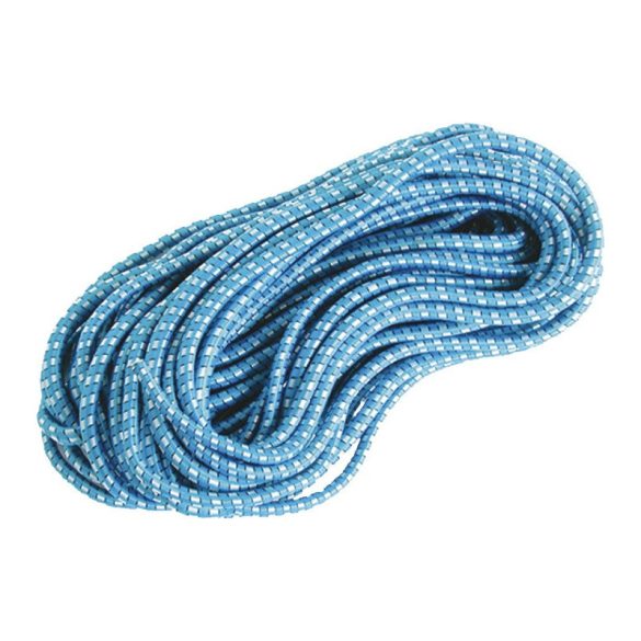 EXTOL CRAFT coardă elastică pentru fixarea încărcăturii; fără cârlig; 20m×8mm, culori mixte: albastru, roșu, portocaliu