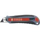 EXTOL PREMIUM cuțit PVC, 1 lamă trapezoidală, retragere automată a lamei, carcasă metalică, lamă de rezervă: 9124, 9121, 8855099