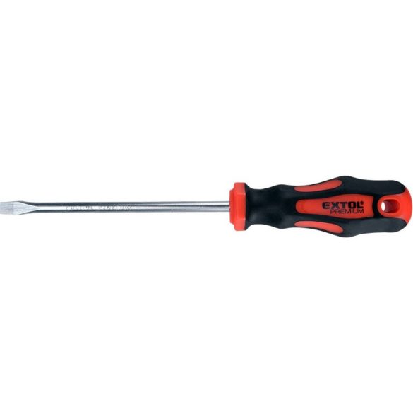 EXTOL PREMIUM șurubelniță plată, CV., magnetică ; 4×75mm