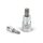 FORTUM mufă, torx, 1/2', 61CrV5/S2, crom mat; TX30, 55mm FORTUM