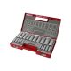 FORTUM set de capete prelungite 1/2', 1/4', 20 buc; 61CrV5 FORTUM
