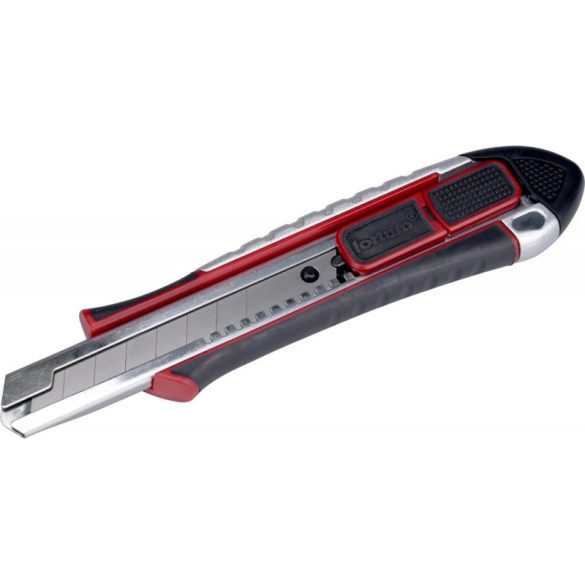 Cuțit pentru tapet FORTUM; retragere automată a lamei, 18mm, lamă de rezervă: 4780003 FORTUM