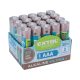 EXTOL ENERGY set de baterii 20 buc, alcaline, 1,5V, dimensiune: AAA (LR03); durată lungă de viață, în pachet de 10×2 bucăți
