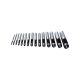 EXTOL CRAFT set perforator piele, în husă textilă; 15 buc, 2-22 mm (dimensiuni: info!)