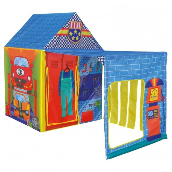 Cort atelier auto pentru copii - cort de joacă cu tematică de atelier auto - jocuri auto - cort pentru copii - cort de joacă