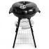Grătar de grădină cu protecție și tavă de cenușă - BBQ pentru utilizare în grădină, cu capac și sac de cenușă