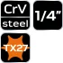 Cheie tubulară Torx NEO TOOLS 1/4" 87mm TX27 10-344