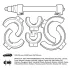 Set compresor arcuri NEO TOOLS, MONOBLOC, cu furcă 11-797