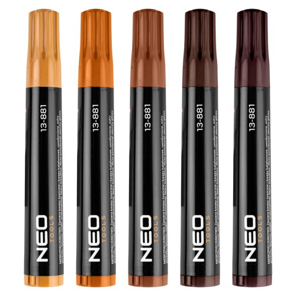 Set de markere pentru repararea mobilierului NEO TOOLS, 5 bucăți 13-881
