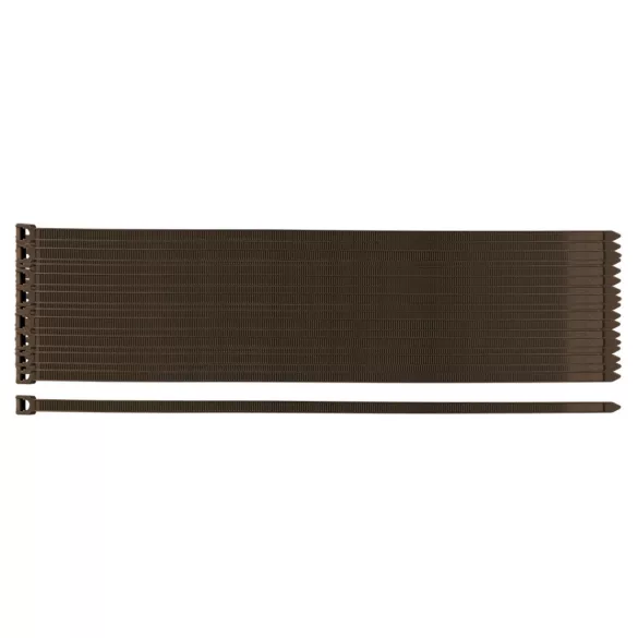 NEO TOOLS Legători de grădină, benzi de fixare 7,6x380mm, 50 buc, maro 15-970