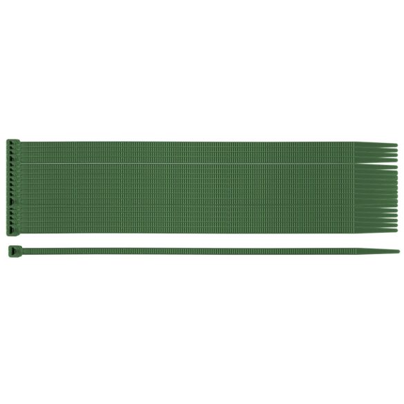 NEO TOOLS Legătură de grădină, bandă de prindere rapidă 3,6x200mm, 50buc, verde 15-975