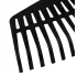 VERTO Greblă de frunze, plastic 460x240mm 15G086