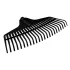 VERTO Greblă de frunze, plastic 460x240mm 15G086