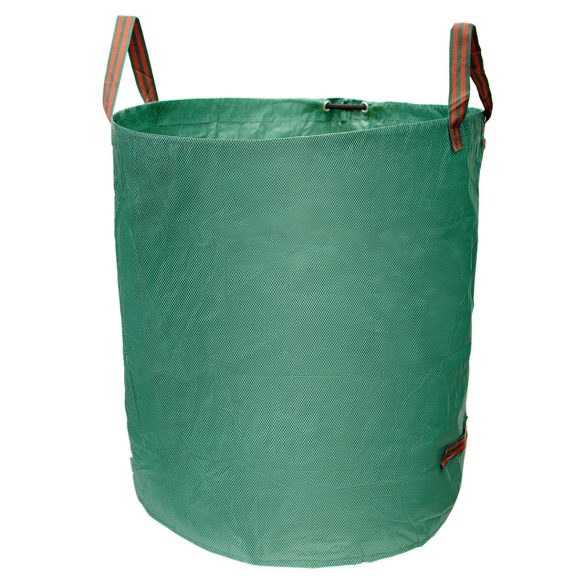 VERTO Sac pentru deșeuri de grădină și frunze 270 L, 150 g/m2, PP, cu margine căptușită, 3 mânere, 67 x 76cm 15G541