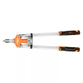   NEO TOOLS Clește nituri 2 brațe, drept, pentru nituri de aluminiu și oțel, 3.2-6.4mm 18-106-1