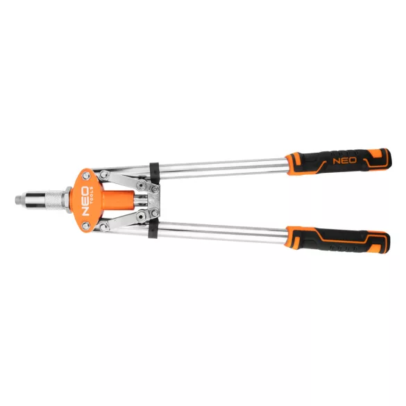 NEO TOOLS Clește nituri 2 brațe, drept, pentru nituri de aluminiu și oțel, 3.2-6.4mm 18-106-1