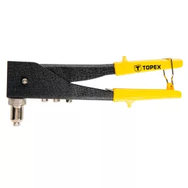   TOPEX CLEȘTE DE NITUIT 270MM, Reglare cap bidirecțională, 2.4, 3.2, 4.0, 4.8mm 43E712