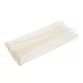   TOPEX Colier cablu, legătură rapidă, 2,5mm x 100mm, alb, 100buc 44E975