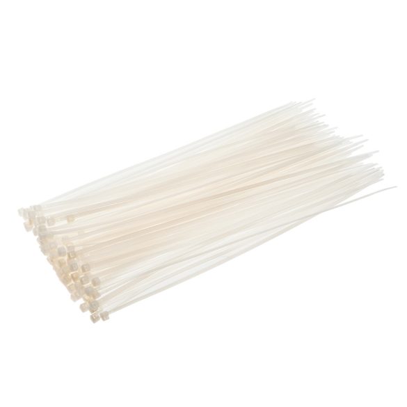 TOPEX Colier cablu, legătură rapidă, 2,5mm x 100mm, alb, 100buc 44E975