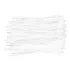 TOPEX Colier cablu, legătură rapidă, 2,5mm x 100mm, alb, 100buc 44E975