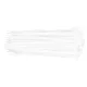 TOPEX Coliere cablu, 4,8mm x 200mm, alb, 75 buc 44E977