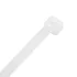 TOPEX Coliere cablu, 4,8mm x 200mm, alb, 75 buc 44E977