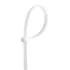 TOPEX Coliere cablu, 4,8mm x 200mm, alb, 75 buc 44E977