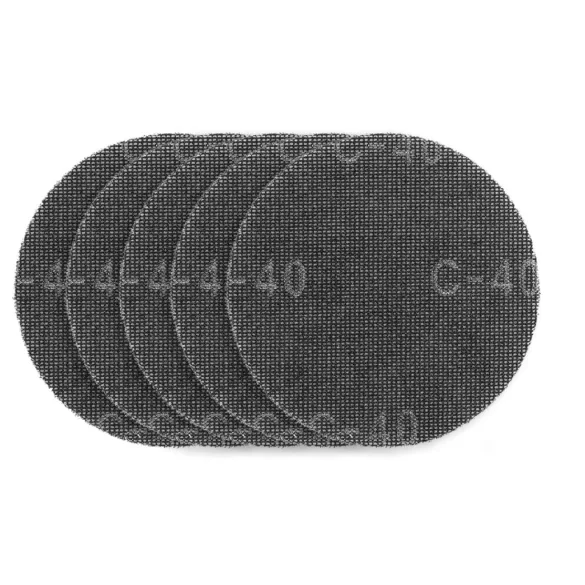 GRAPHITE Plasă de șlefuire gips cu arici 180mm, K40, 5 bucăți pentru șlefuitor 59G263 54H025