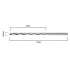 GRAPHITE Burghiu melc, HSS DIN 338, 4mm, 2 buc/cs 54T987
