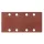 GRAPHITE Hârtie abrazivă, velcro 93x185mm, K60, perforată, 5buc 55H737